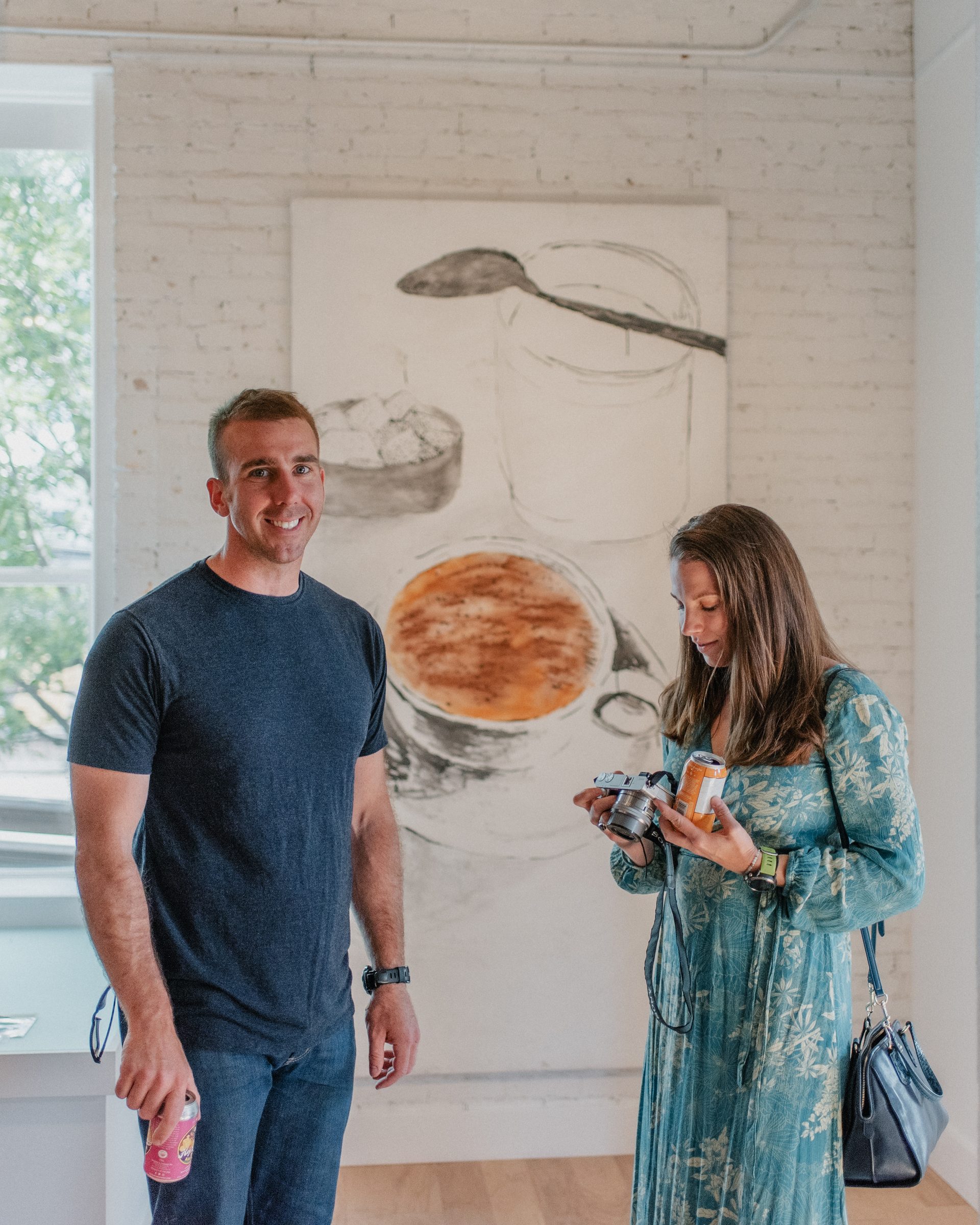 Installation view of Deep Thoughts and Cool Memories at Echo Arts, Bozeman
