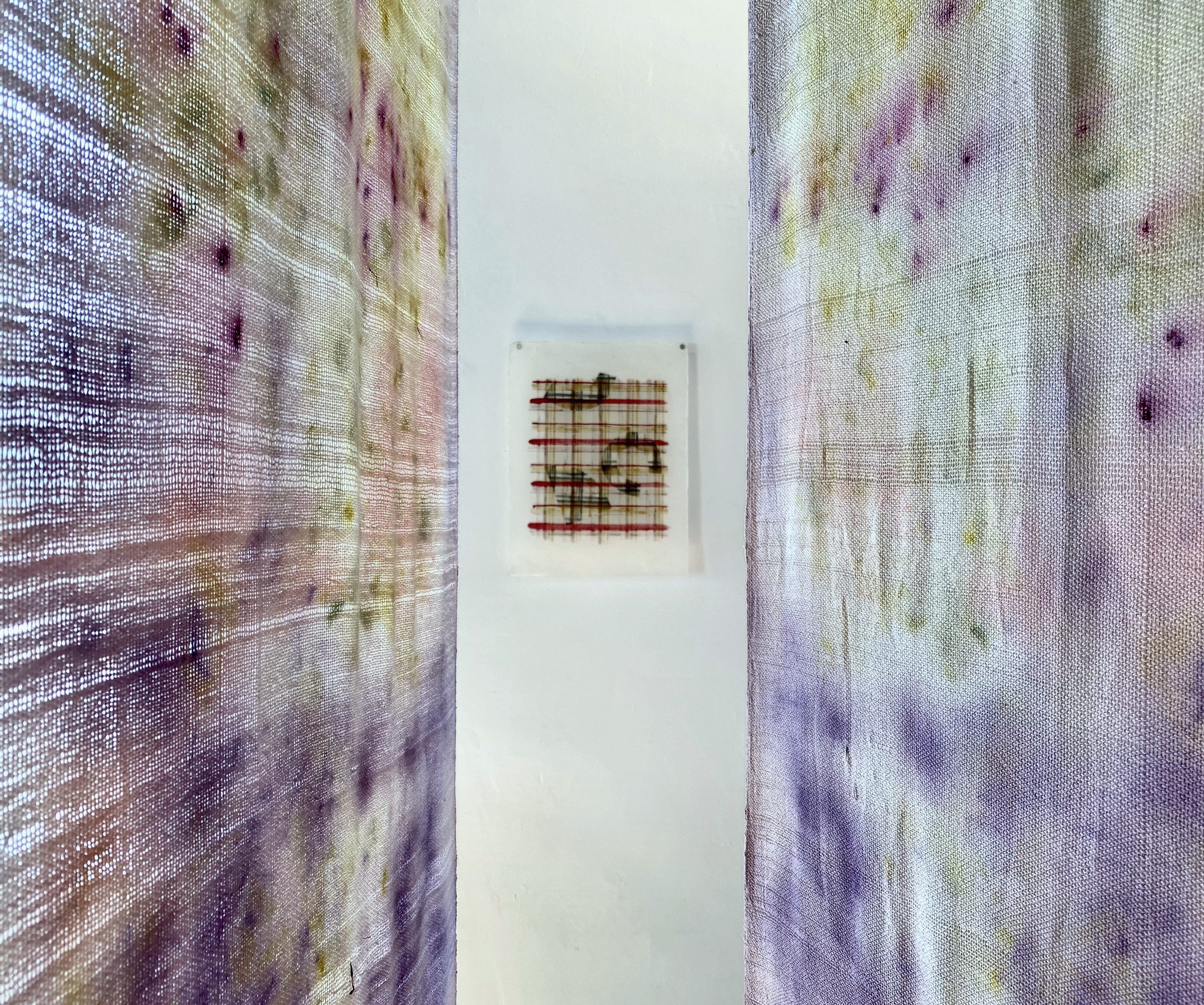 Installation view of /thread at Echo Arts, Bozeman