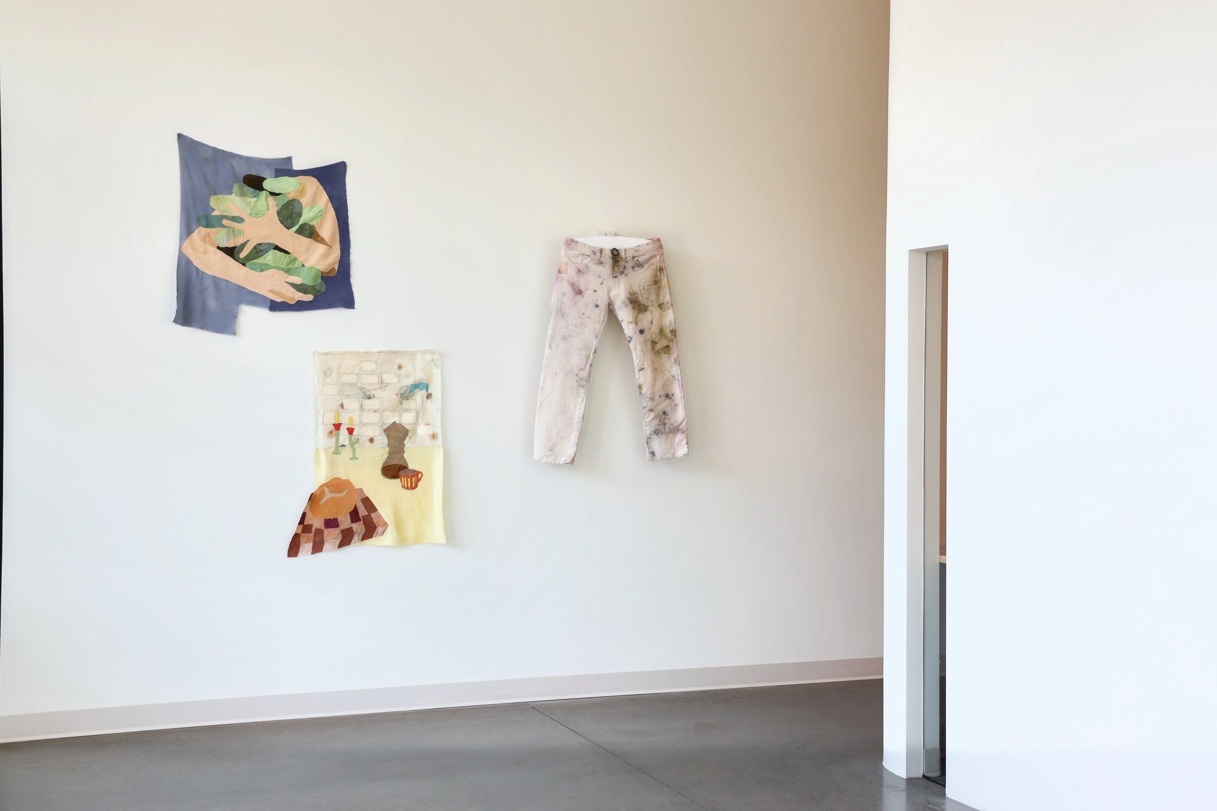 Installation view — north wall
