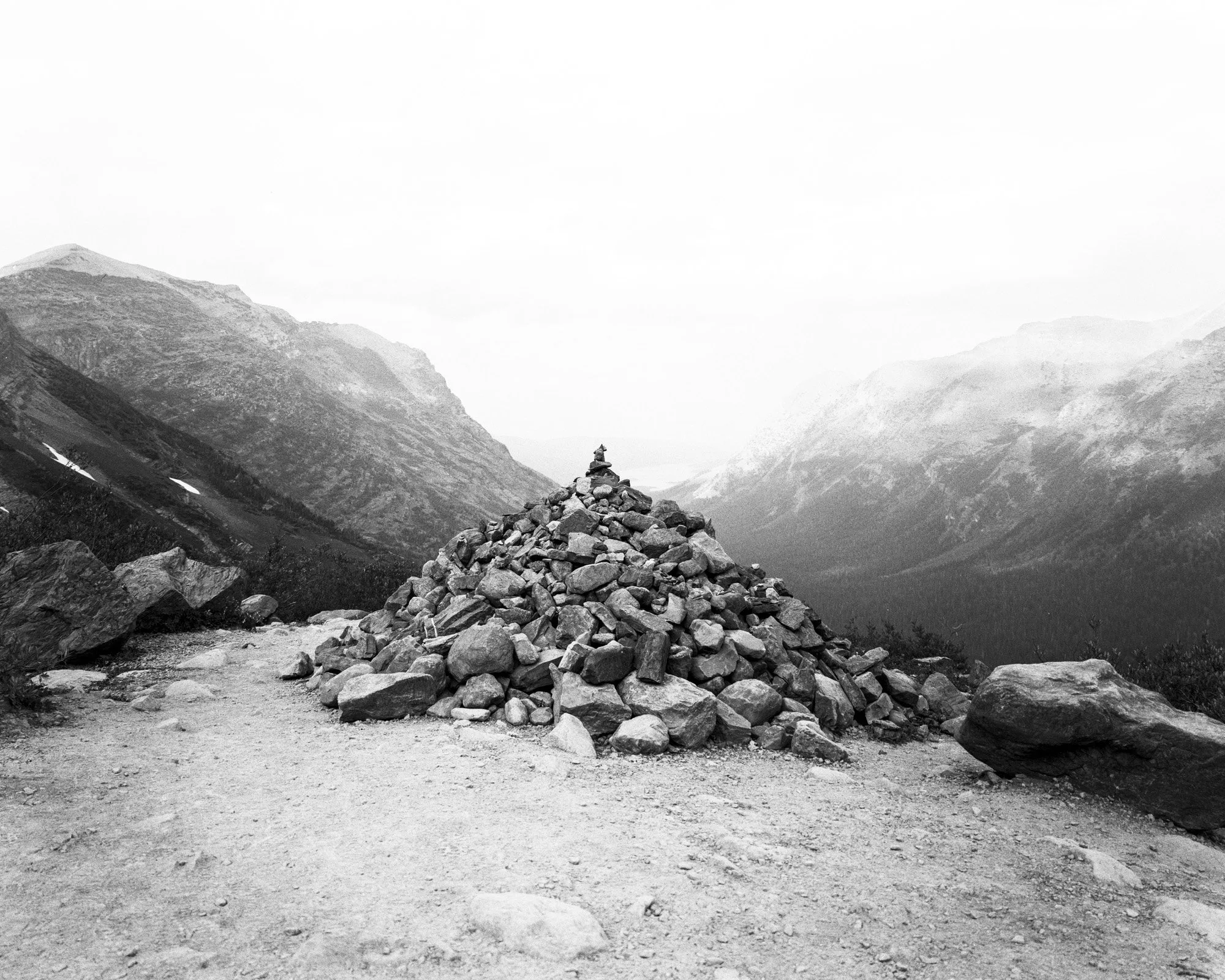 Cairn, Grinnell Glacier — archival pigment print by Ryan Parker