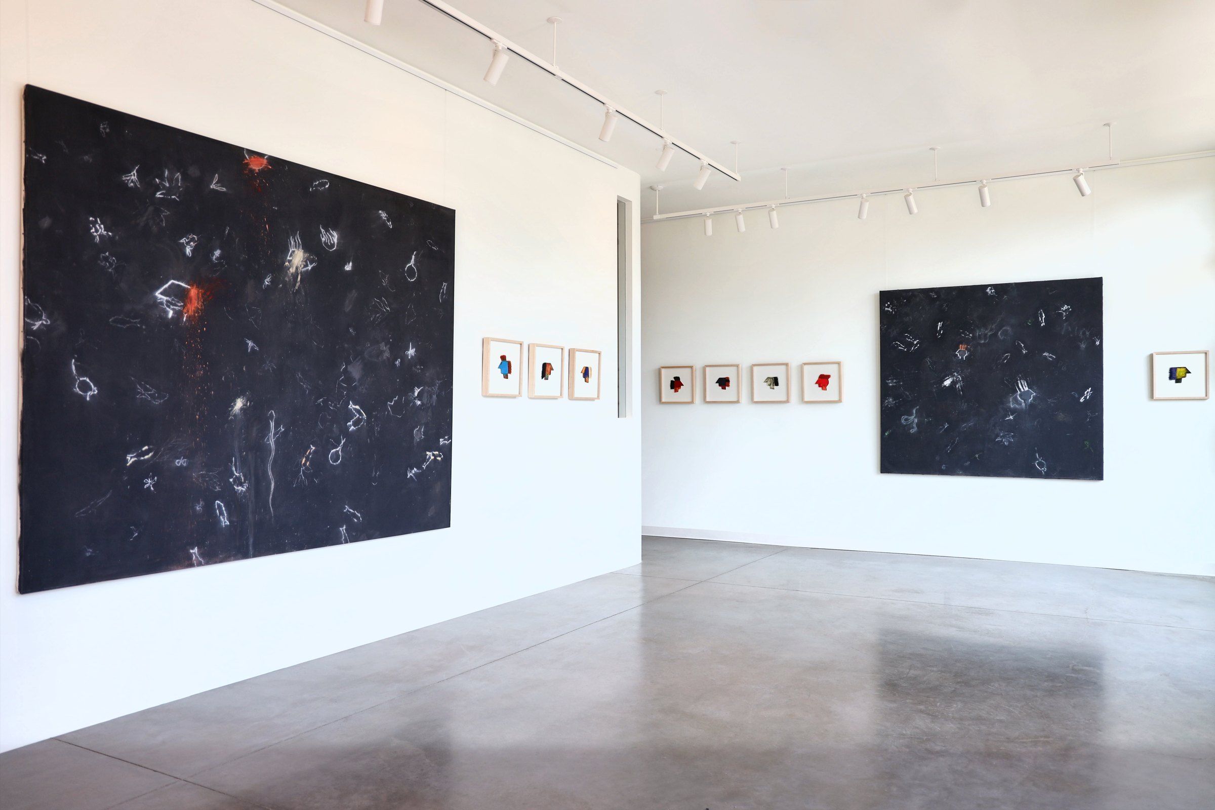 Installation view of Watching from the Inside at Echo Arts, Bozeman